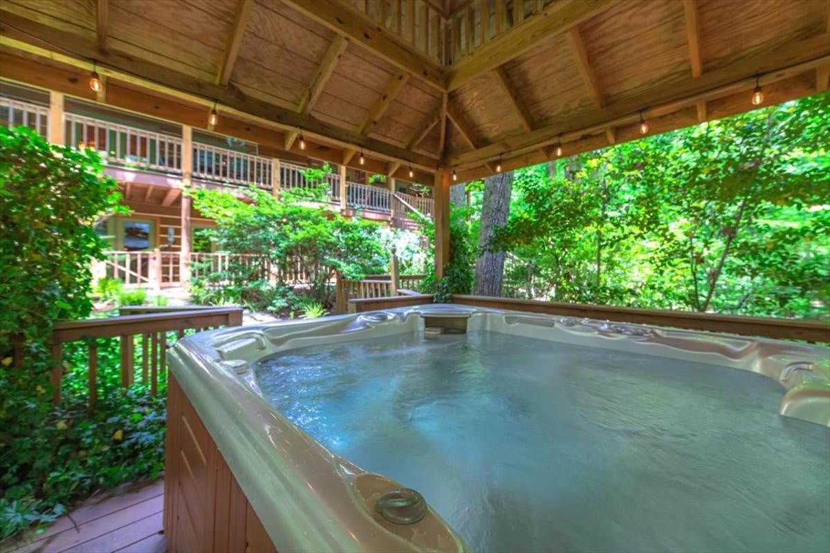 Waterfront Mountain Cabin With Hot Tub Villa Blue Ridge Eksteriør billede