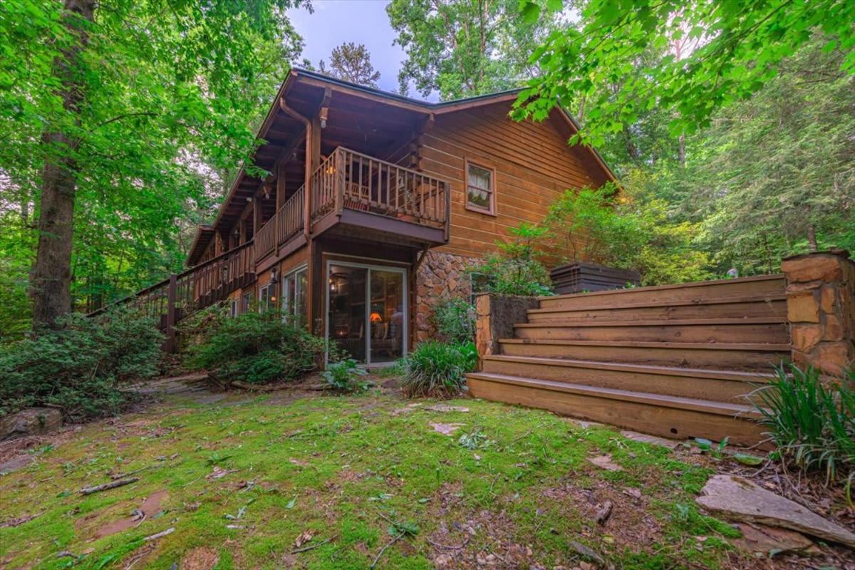 Waterfront Mountain Cabin With Hot Tub Villa Blue Ridge Eksteriør billede