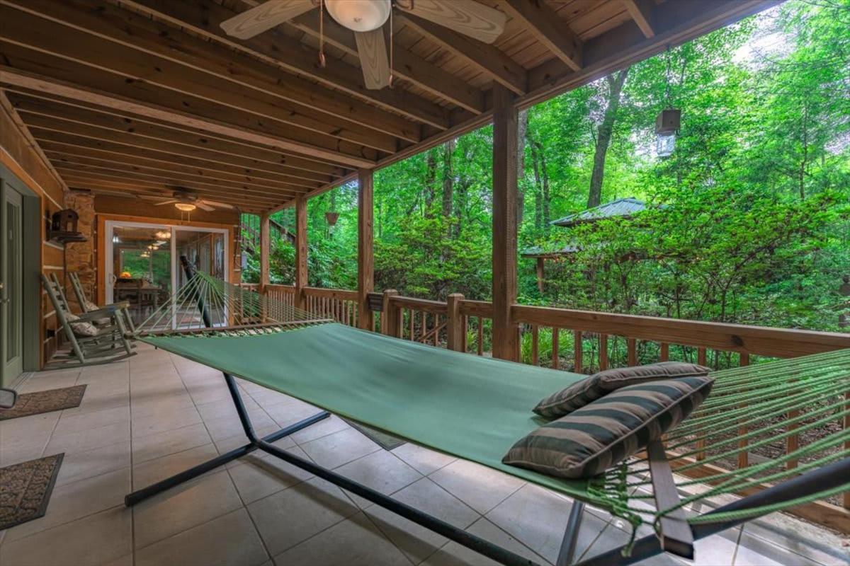 Waterfront Mountain Cabin With Hot Tub Villa Blue Ridge Eksteriør billede