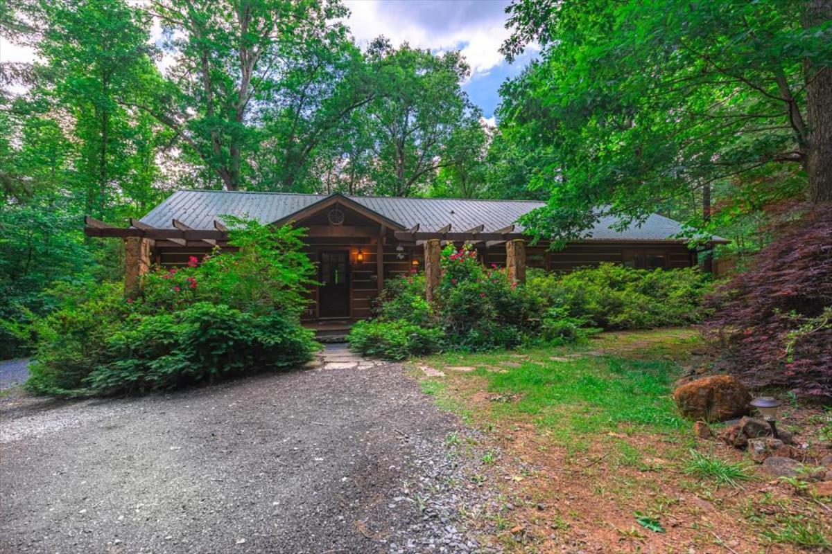 Waterfront Mountain Cabin With Hot Tub Villa Blue Ridge Eksteriør billede