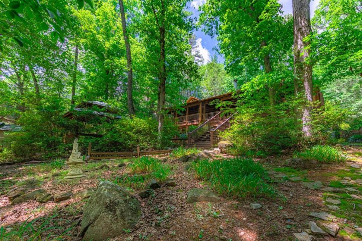 Waterfront Mountain Cabin With Hot Tub Villa Blue Ridge Eksteriør billede