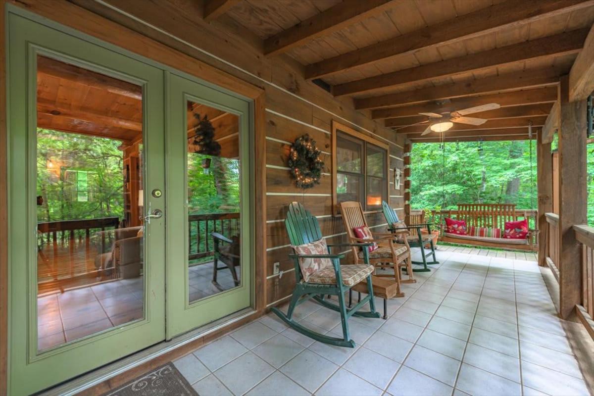 Waterfront Mountain Cabin With Hot Tub Villa Blue Ridge Eksteriør billede