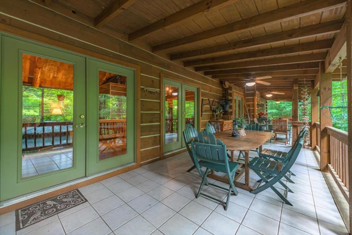 Waterfront Mountain Cabin With Hot Tub Villa Blue Ridge Eksteriør billede